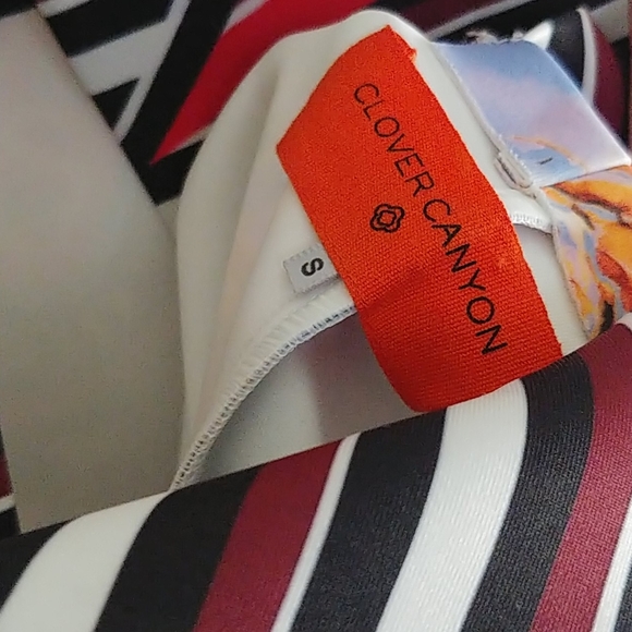 Stunning Clover Canyon Mola Floral Print Dress - Picture 6 of 8